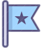 Flag 1 Star B icon